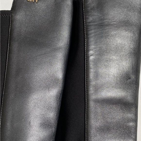 Stuart Weitzman Black Heeled Boots - Picture 12 of 14